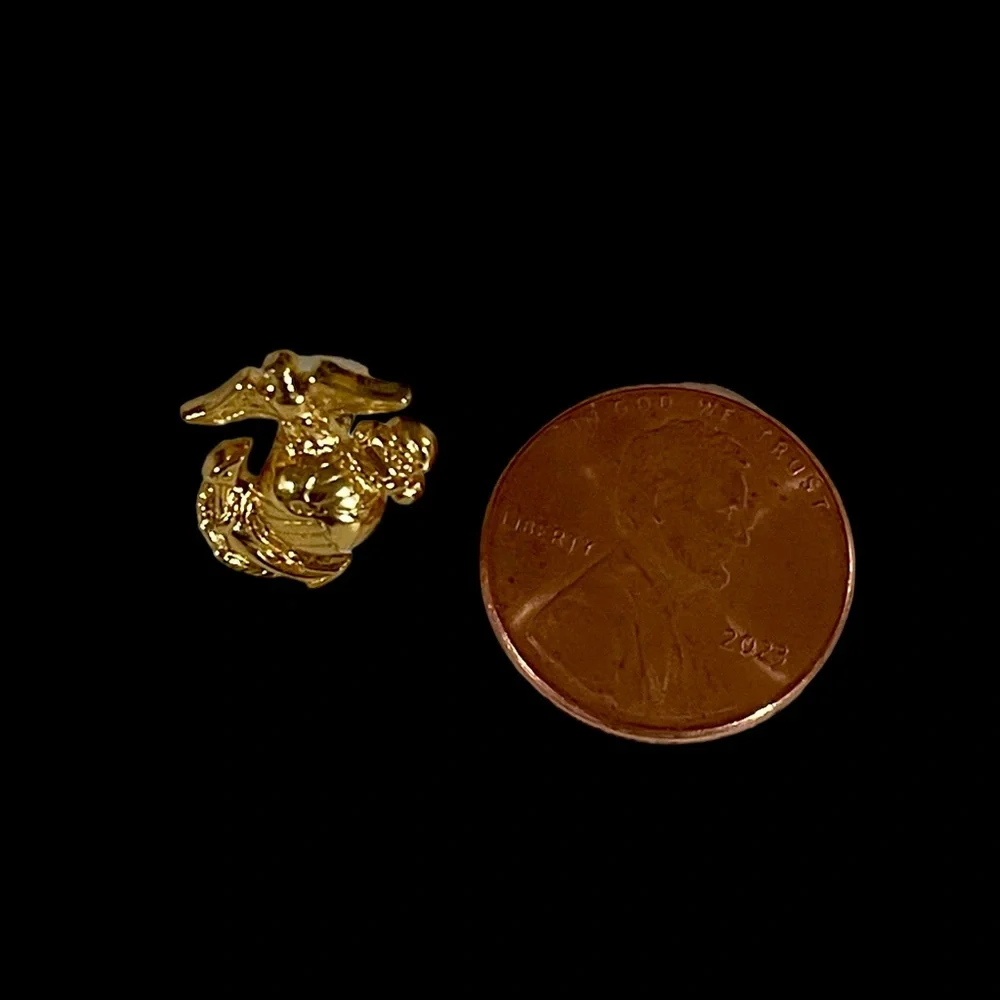 USMC United States Marine Corp Eagle Globe and Anchor Tie Tack - Picture 7 of 9